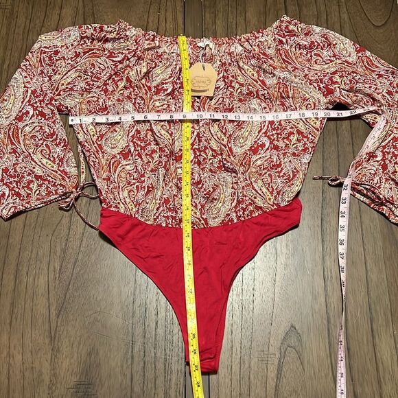 Kori America paisley bodysuit size large - Picture 6 of 8